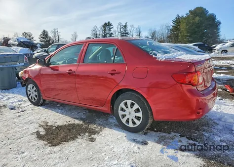 2010 Toyota Corolla Base z USA, uszkodzony, nr VIN 1NXBU4EE6AZ222749